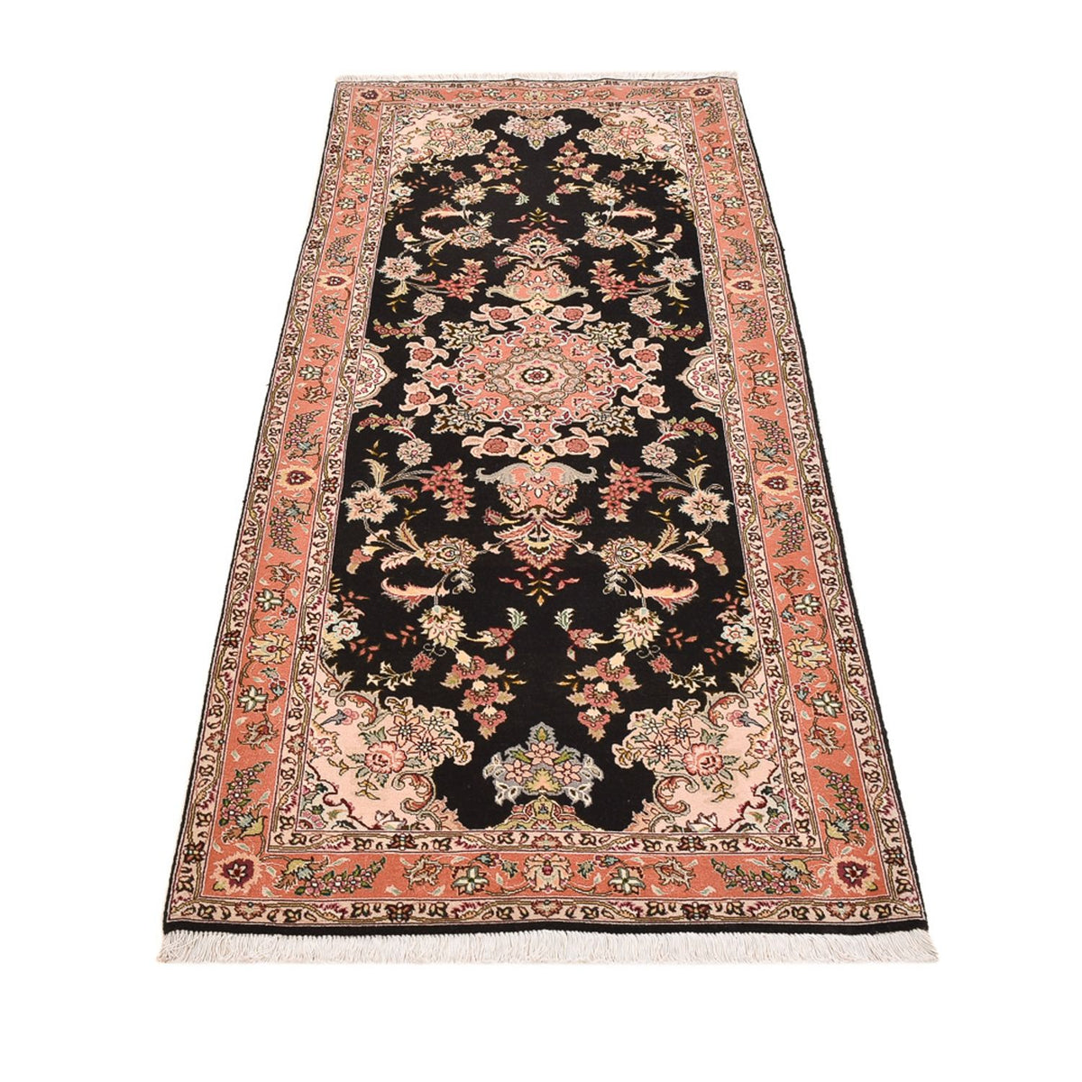 Tapis de couloir Tapis persan - Tabriz - Royal - 210 x 80 cm - multicolore