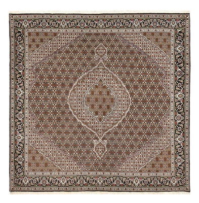 Tapis persan - Tabriz - Royal carré  - 204 x 193 cm - marron