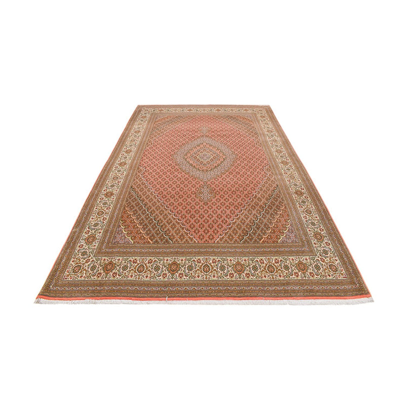 Tapis persan - Tabriz - Royal - 390 x 250 cm - rouge clair