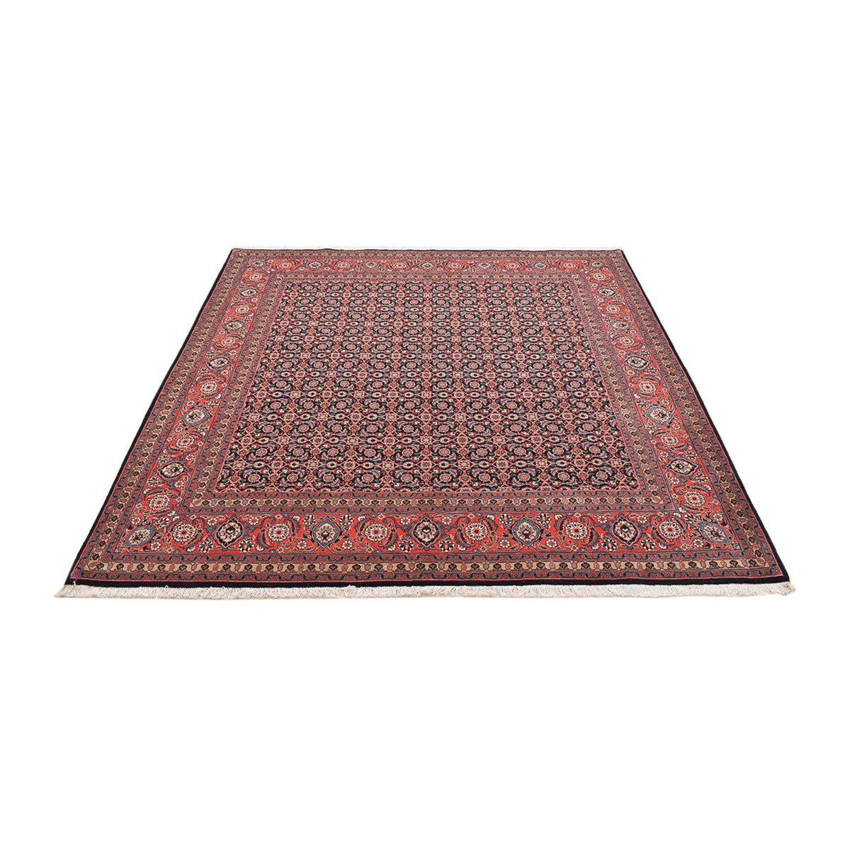 Tapis persan - Tabriz - Royal carré  - 210 x 200 cm - rouge clair