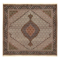 Tapis persan - Tabriz - Royal carré  - 204 x 200 cm - marron clair