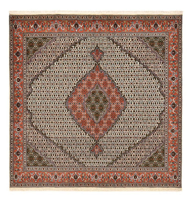 Tapis persan - Tabriz - Royal carré  - 212 x 201 cm - marron clair
