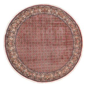 Tapis persan - Bidjar ronde  - 300 x 300 cm - rouille
