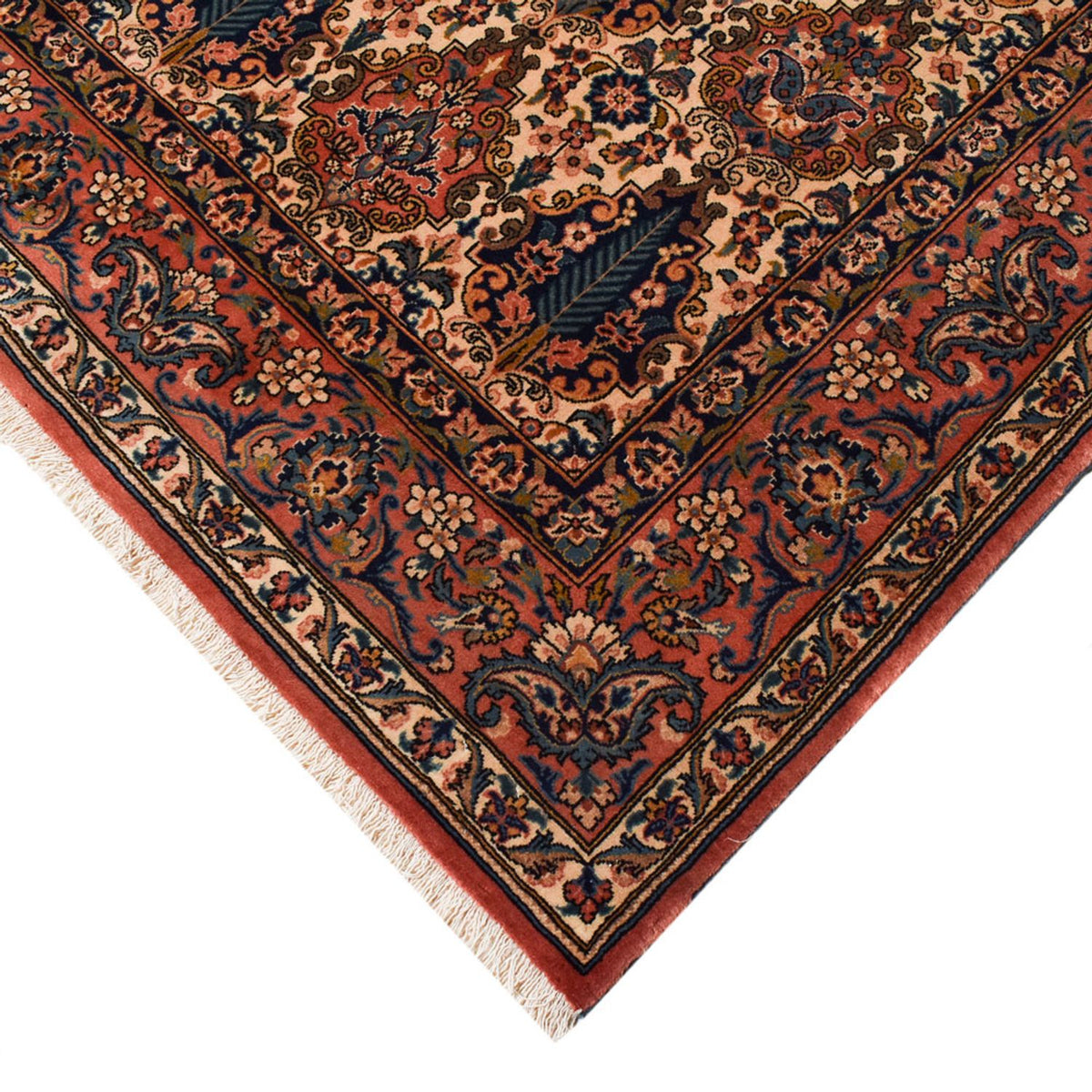 Tapis persan - Nomadic - 298 x 203 cm - marron foncé