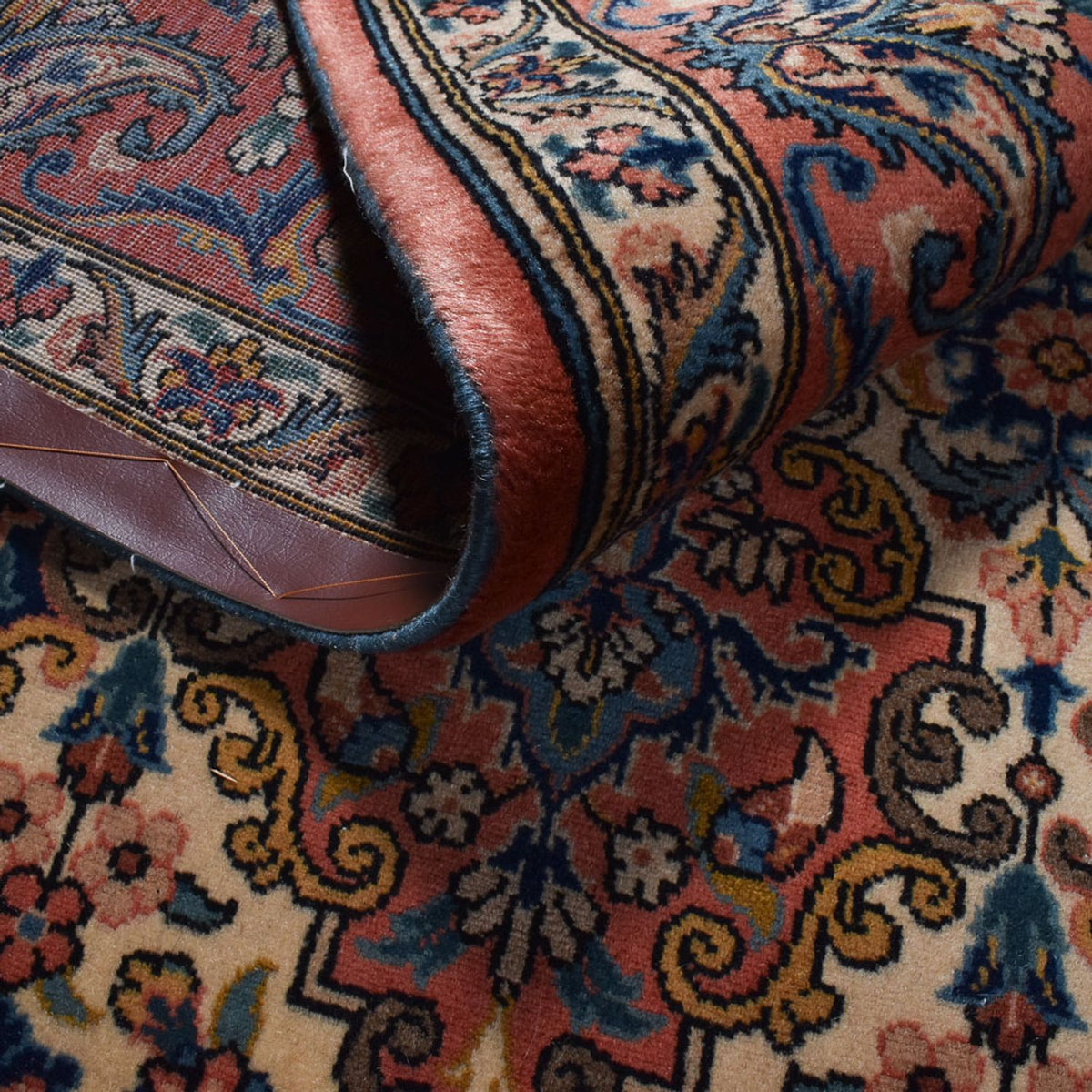 Tapis persan - Nomadic - 298 x 203 cm - marron foncé