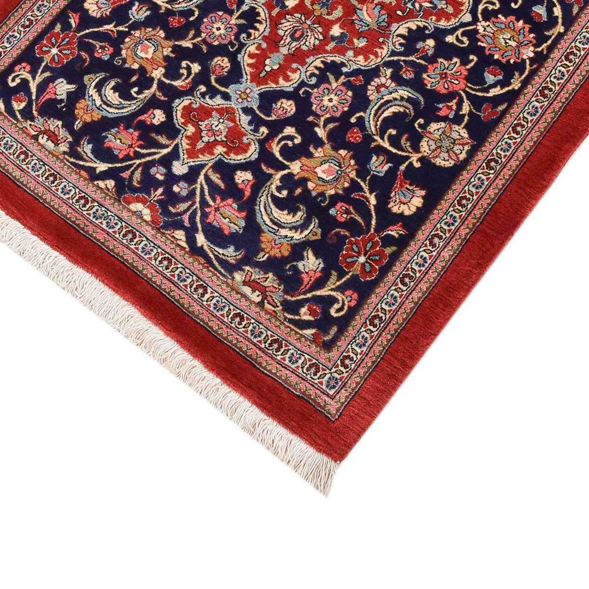 Tapis de couloir Tapis persan - Ghom - Royal - 197 x 79 cm - multicolore
