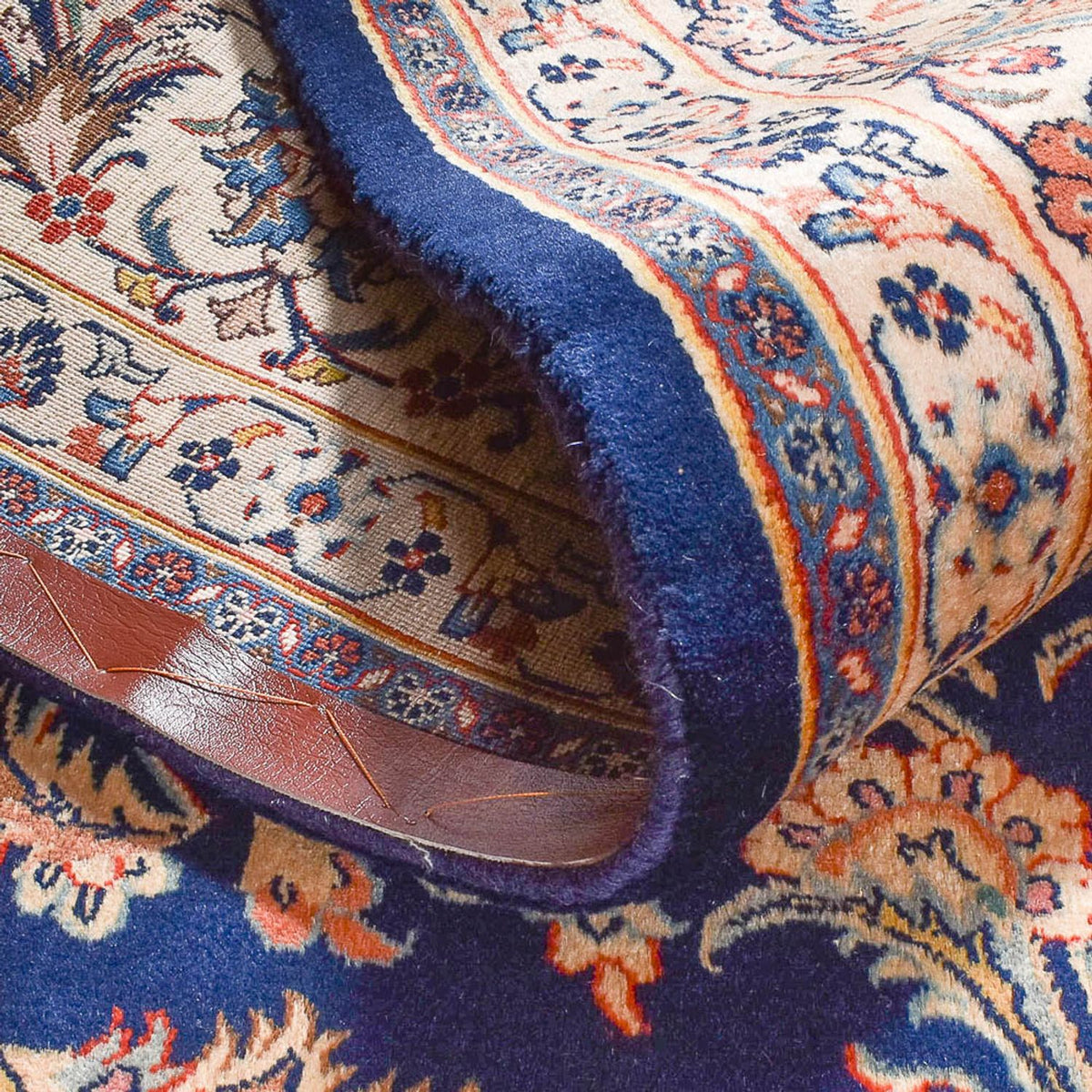 Tapis persan - Classique - 340 x 247 cm - bleu foncé