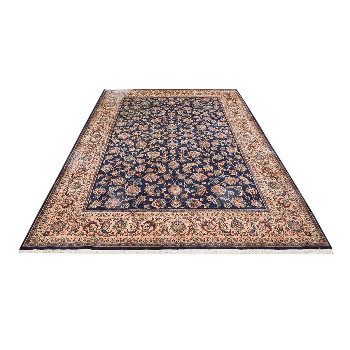 Tapis persan - Classique - 340 x 247 cm - bleu foncé