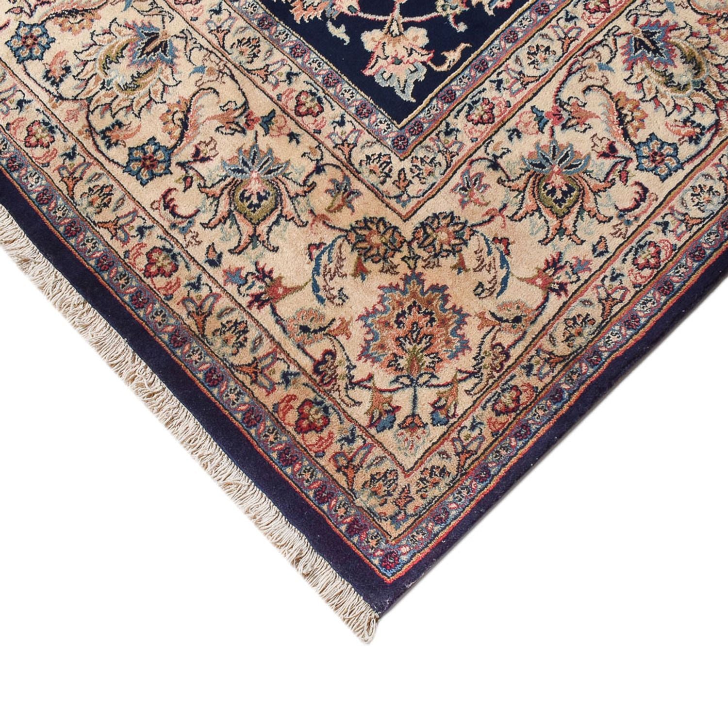 Tapis persan - Classique - 342 x 243 cm - bleu foncé