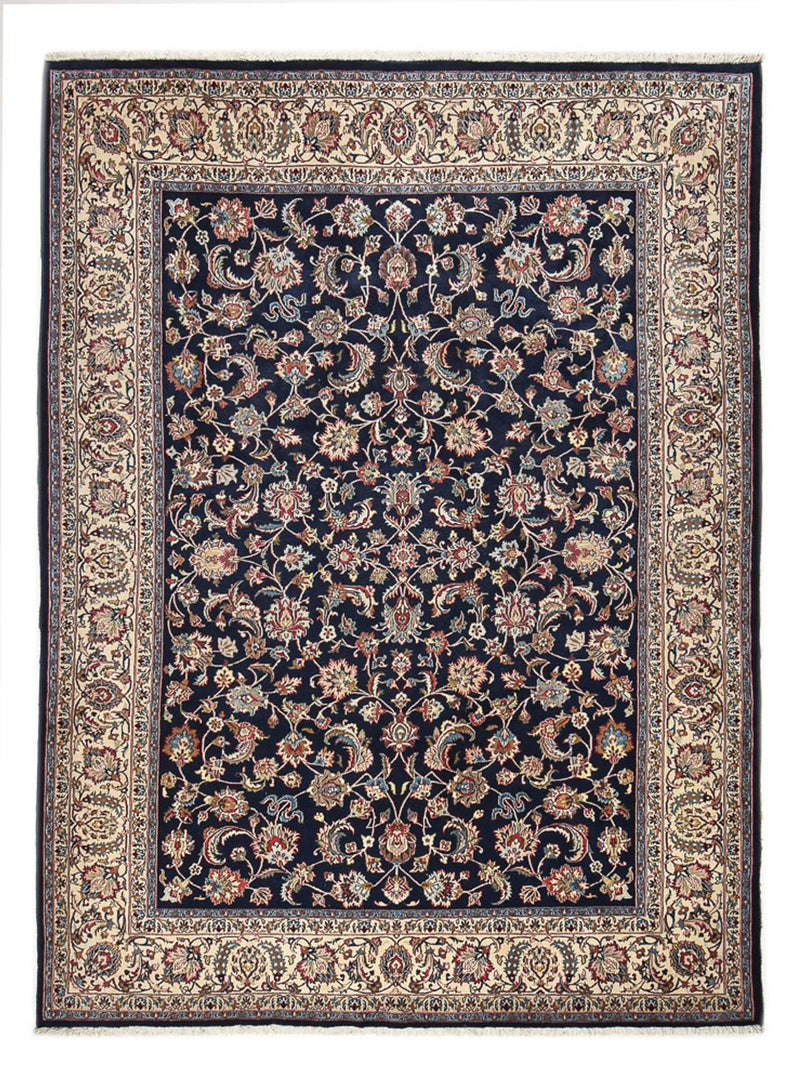 Tapis persan - Classique - 335 x 245 cm - bleu foncé