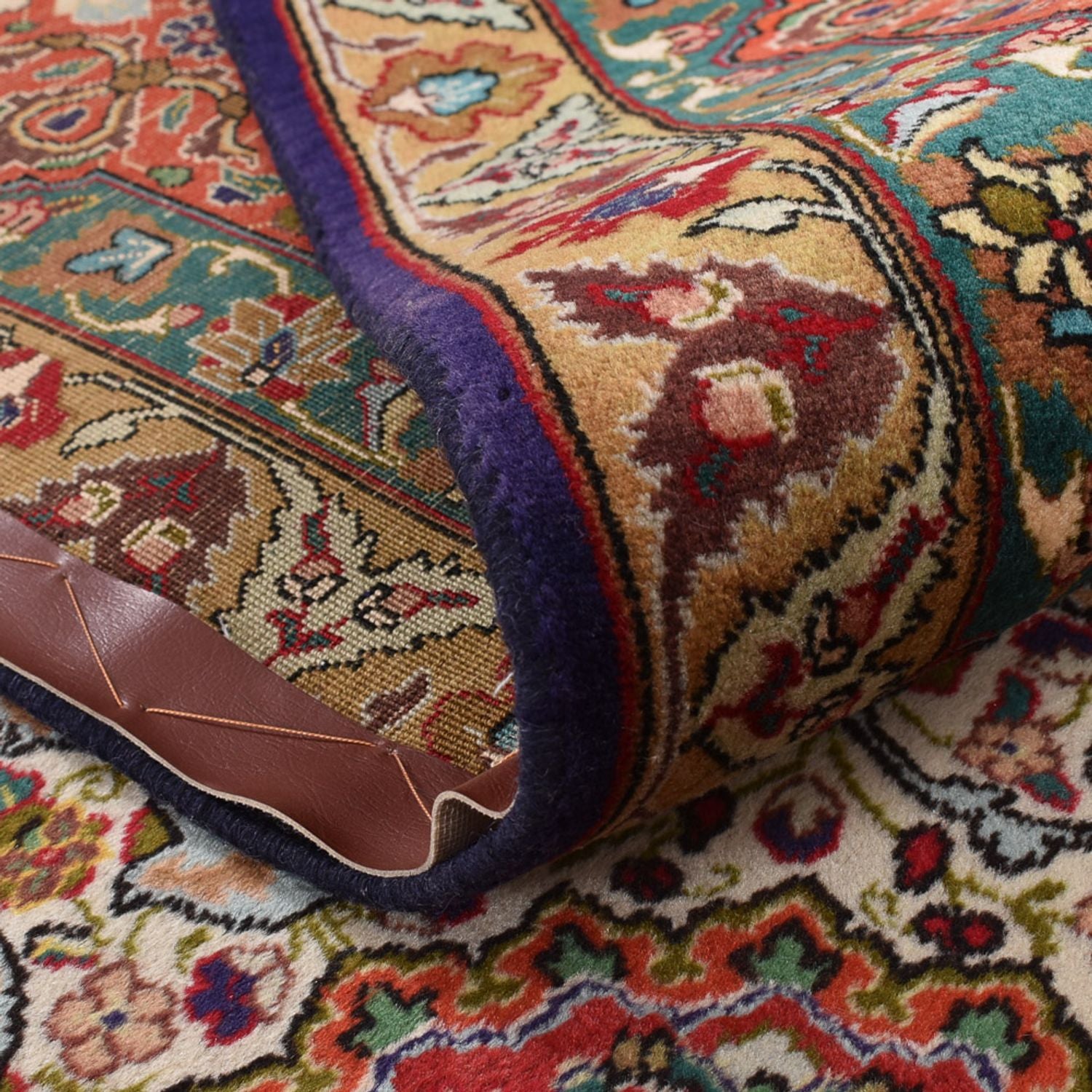 Tapis persan - Tabriz - Royal - 389 x 305 cm - violet