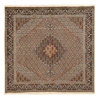 Tapis persan - Tabriz - Royal carré  - 202 x 202 cm - marron