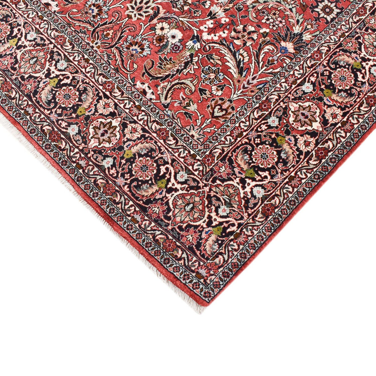 Tapis persan - Bidjar - 290 x 206 cm - rouge clair