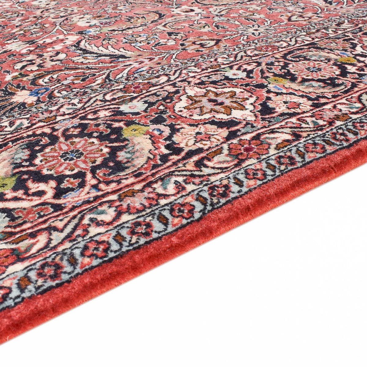 Tapis persan - Bidjar - 290 x 206 cm - rouge clair