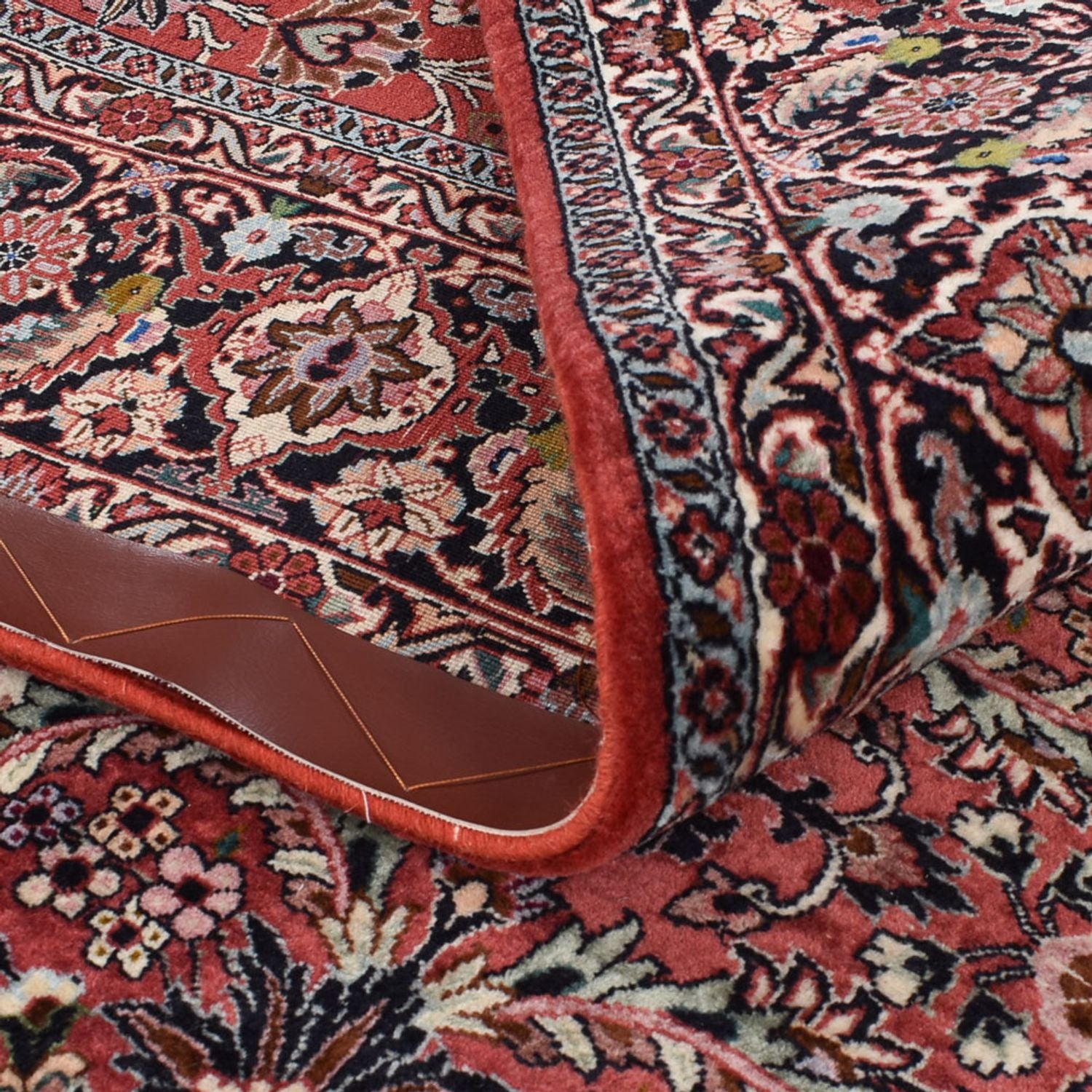 Tapis persan - Bidjar - 290 x 206 cm - rouge clair