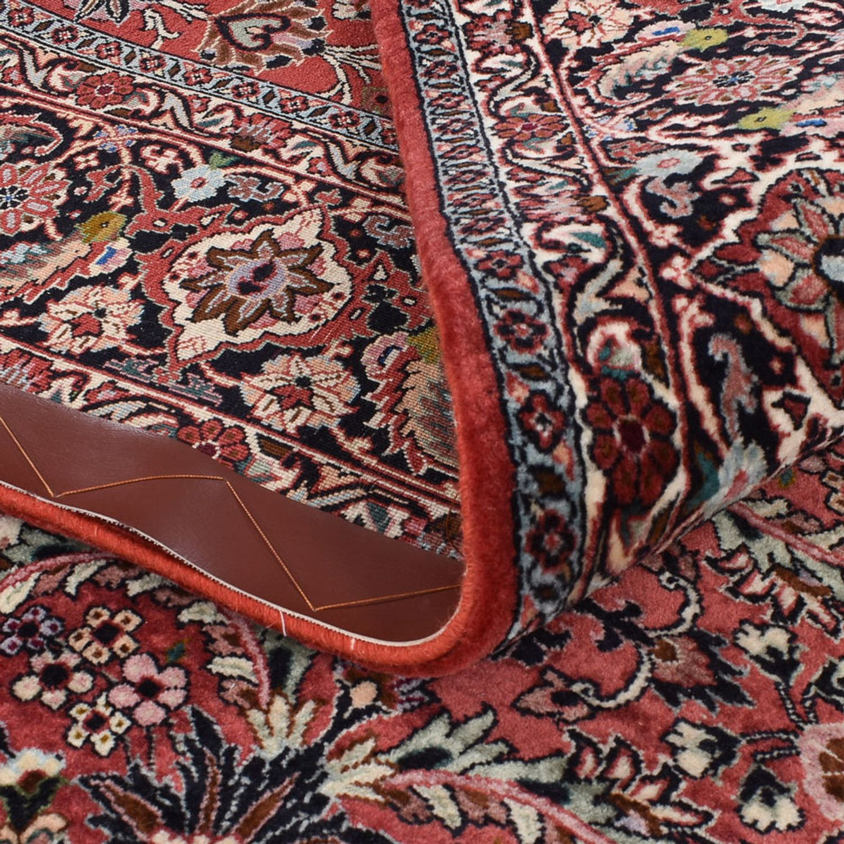 Tapis persan - Bidjar - 290 x 206 cm - rouge clair