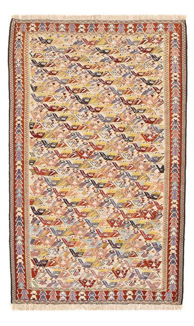 Kilim en soie Tapis 160x255cm