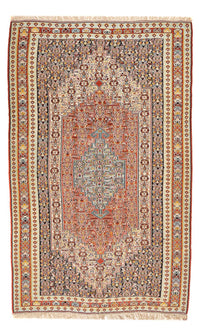 Tapis Kelim - Oriental - 250 x 160 cm - rouge clair