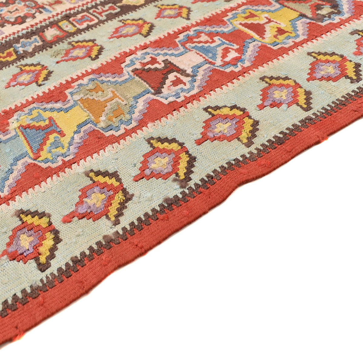 Tapis Kelim - Oriental - 255 x 155 cm - rouge clair