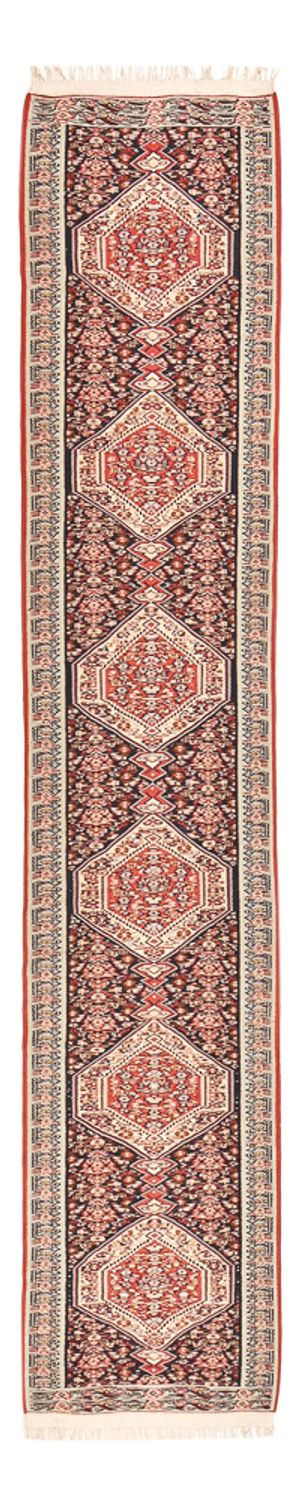 Tapis de couloir Tapis Kelim - Oriental - 395 x 85 cm - beige foncé