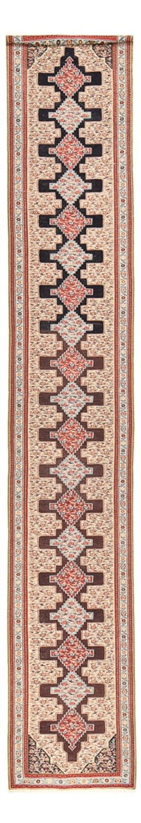 Tapis de couloir Tapis Kelim - Oriental - 495 x 85 cm - bleu foncé