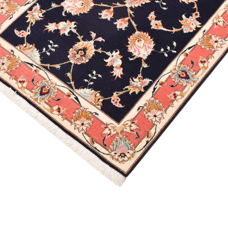 Tapis de couloir Tapis persan - Tabriz - Royal - 189 x 74 cm - bleu foncé