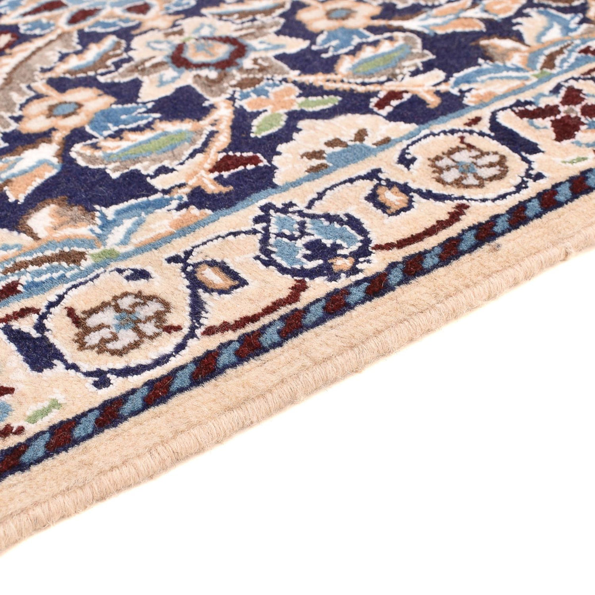 Tapis de couloir Tapis persan - Nain - Royal - 194 x 59 cm - bleu