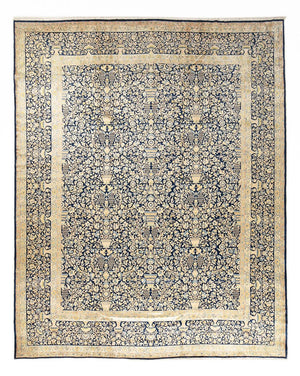 Tapis persan - Royal - 475 x 368 cm - vert olive