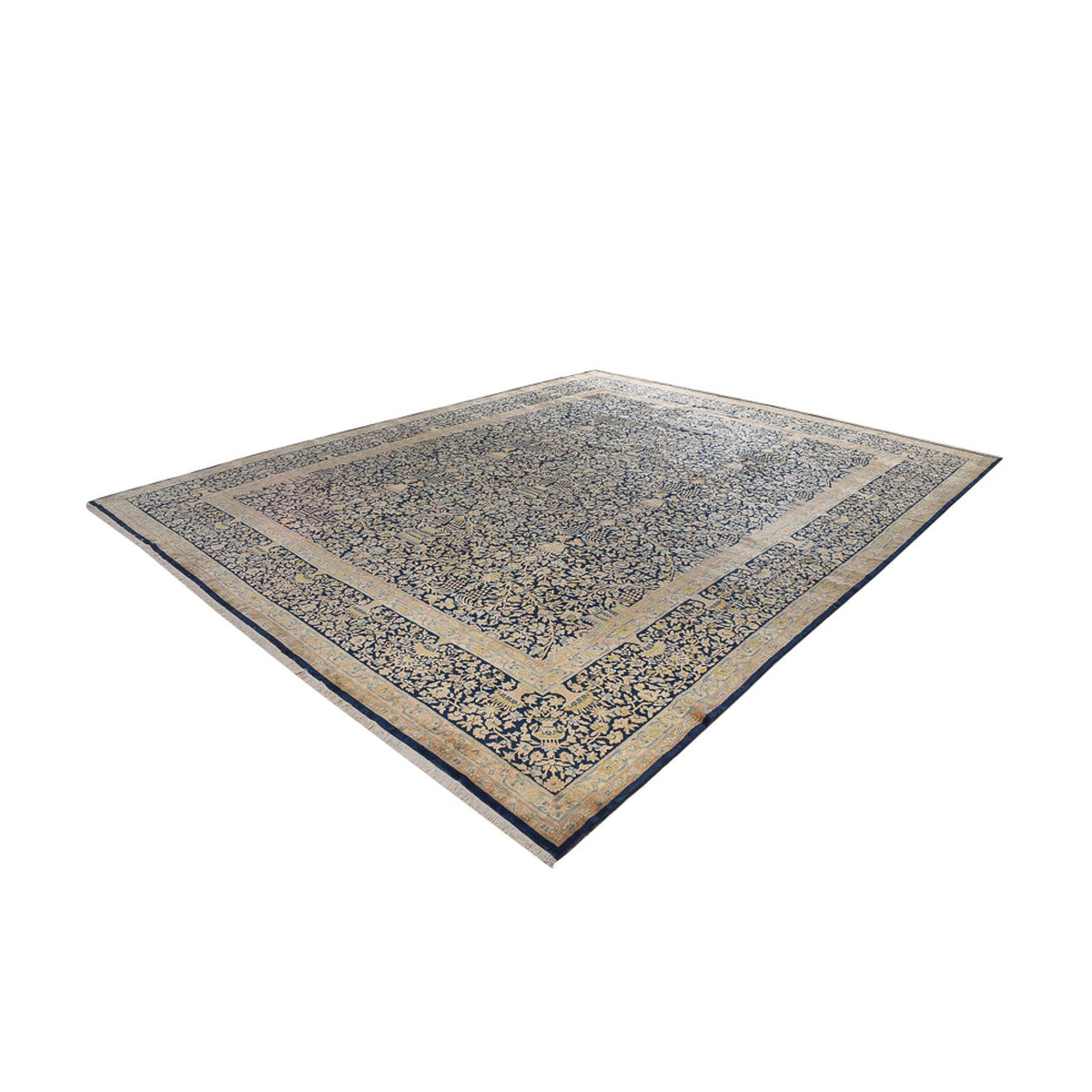 Tapis persan - Royal - 475 x 368 cm - vert olive