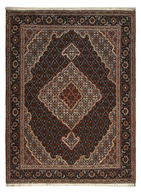 Tapis persan - Tabriz - Royal - 202 x 153 cm - marron foncé