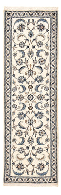 Tapis de couloir Tapis persan - Nain - Royal - 194 x 61 cm - crème