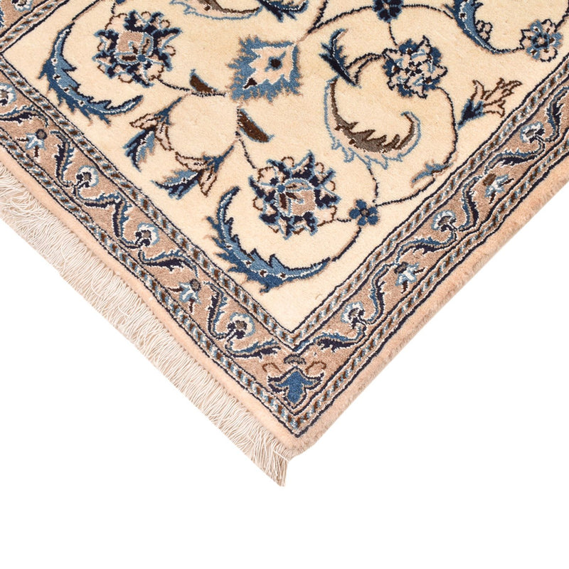 Tapis de couloir Tapis persan - Nain - Royal - 197 x 60 cm - crème