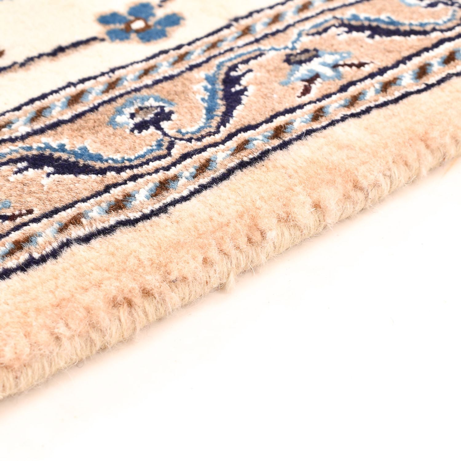 Tapis de couloir Tapis persan - Nain - Royal - 197 x 60 cm - crème