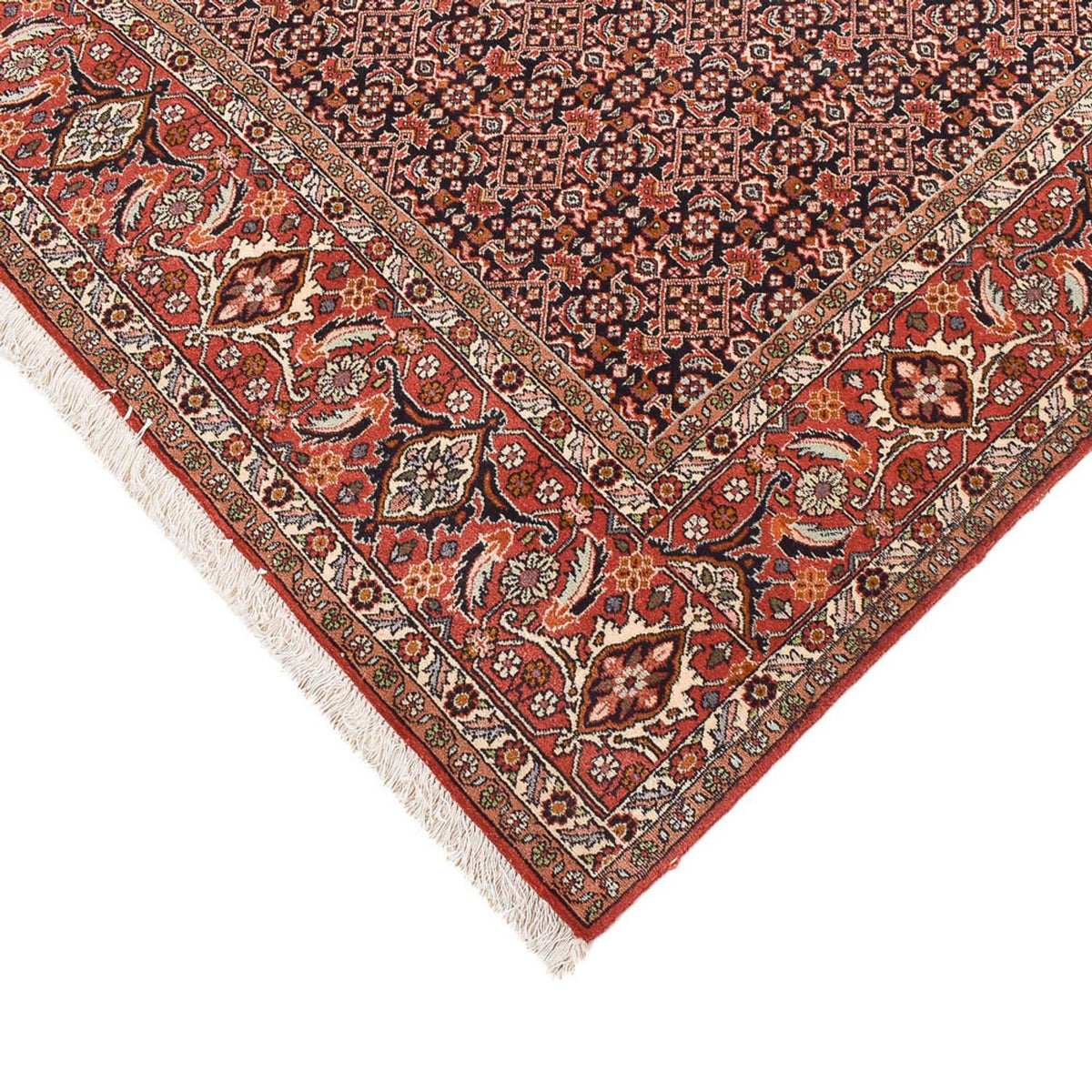 Tapis de couloir Tapis persan - Bidjar - 392 x 199 cm - rouille