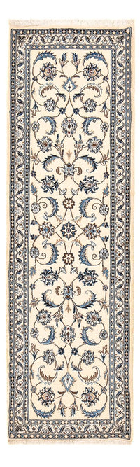 Tapis de couloir Tapis persan - Nain - Royal - 195 x 60 cm - crème