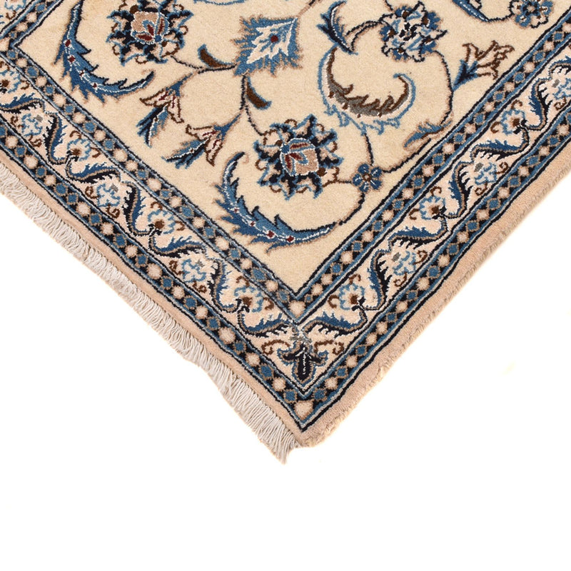 Tapis de couloir Tapis persan - Nain - Royal - 195 x 60 cm - crème