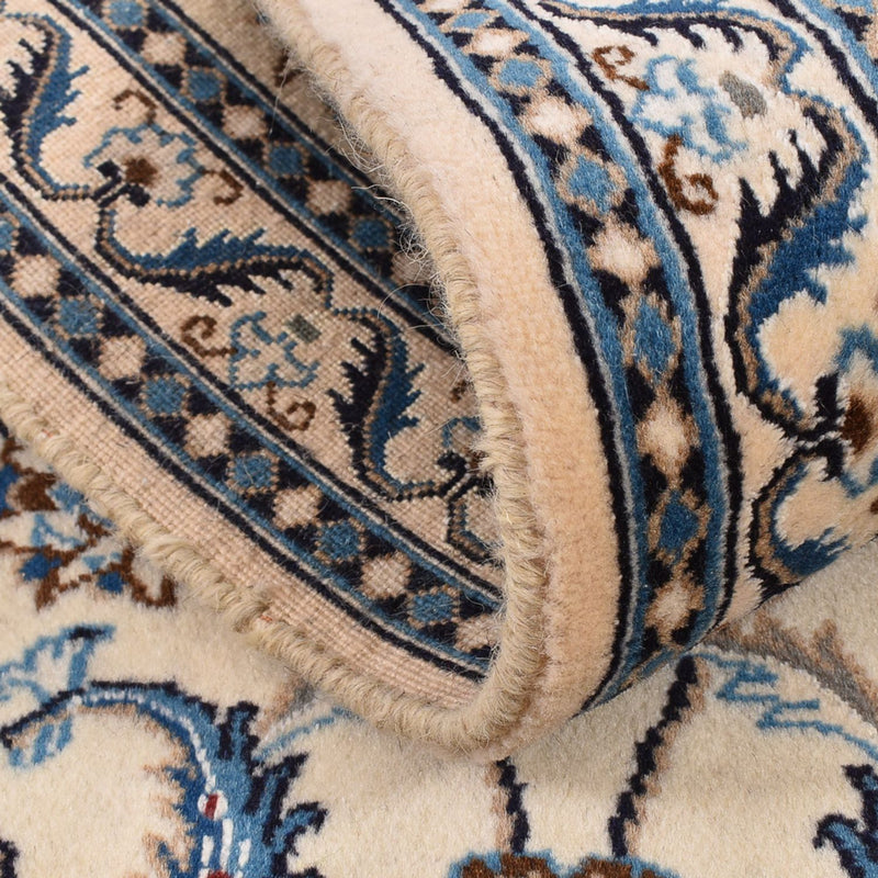 Tapis de couloir Tapis persan - Nain - Royal - 195 x 60 cm - crème