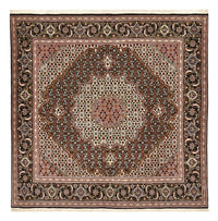 Tapis persan - Tabriz - Royal carré  - 203 x 202 cm - marron