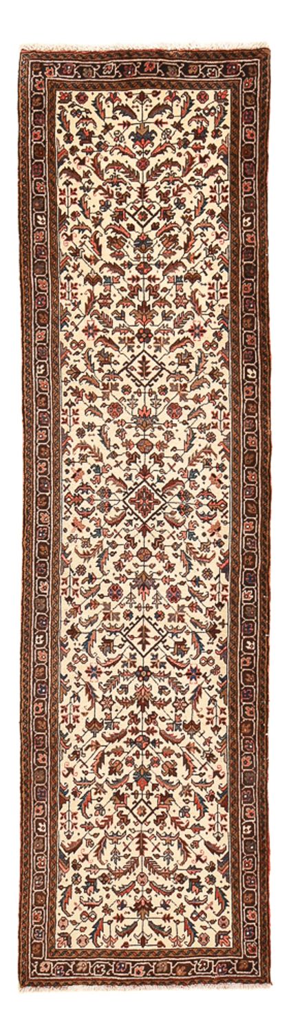 Tapis de couloir Tapis persan - Nomadic - 338 x 95 cm - beige