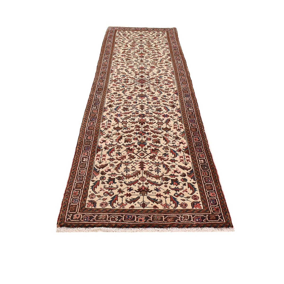 Tapis de couloir Tapis persan - Nomadic - 338 x 95 cm - beige