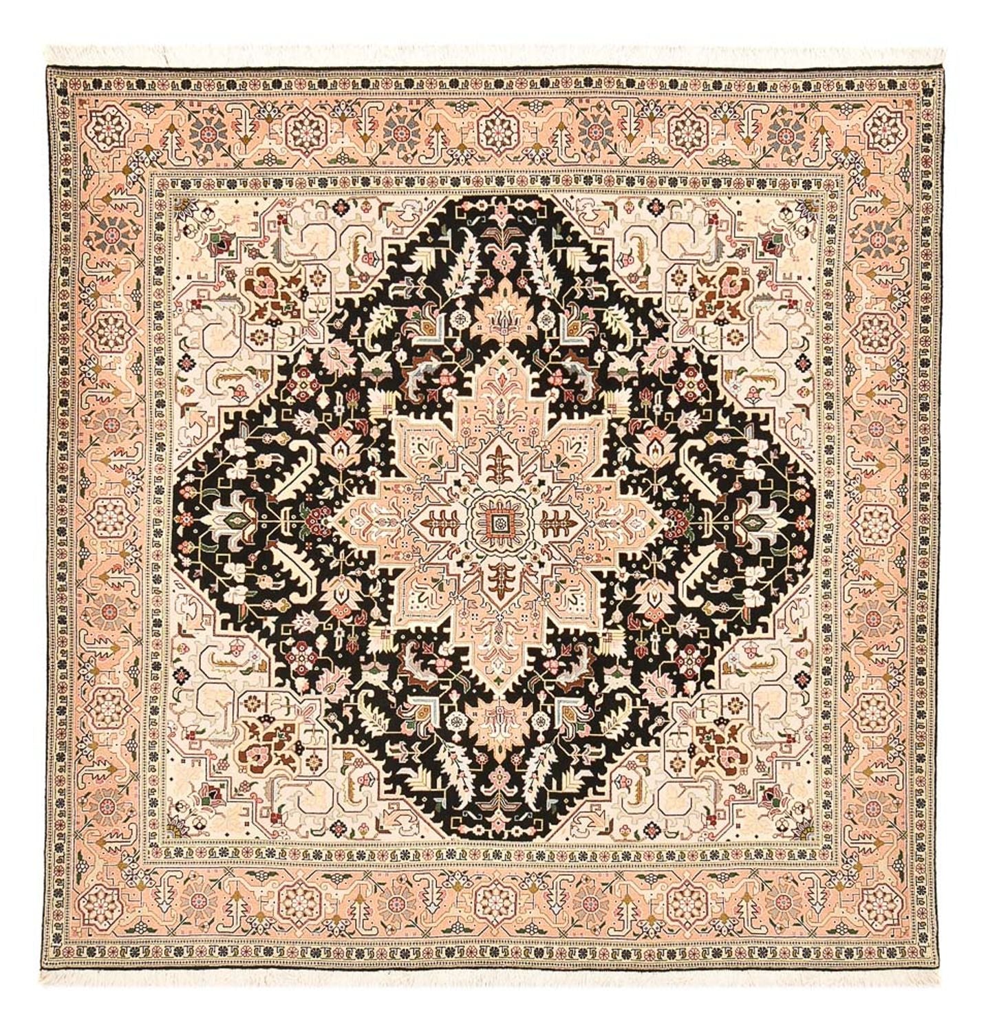 Tapis persan - Tabriz - Royal carré  - 203 x 198 cm - multicolore