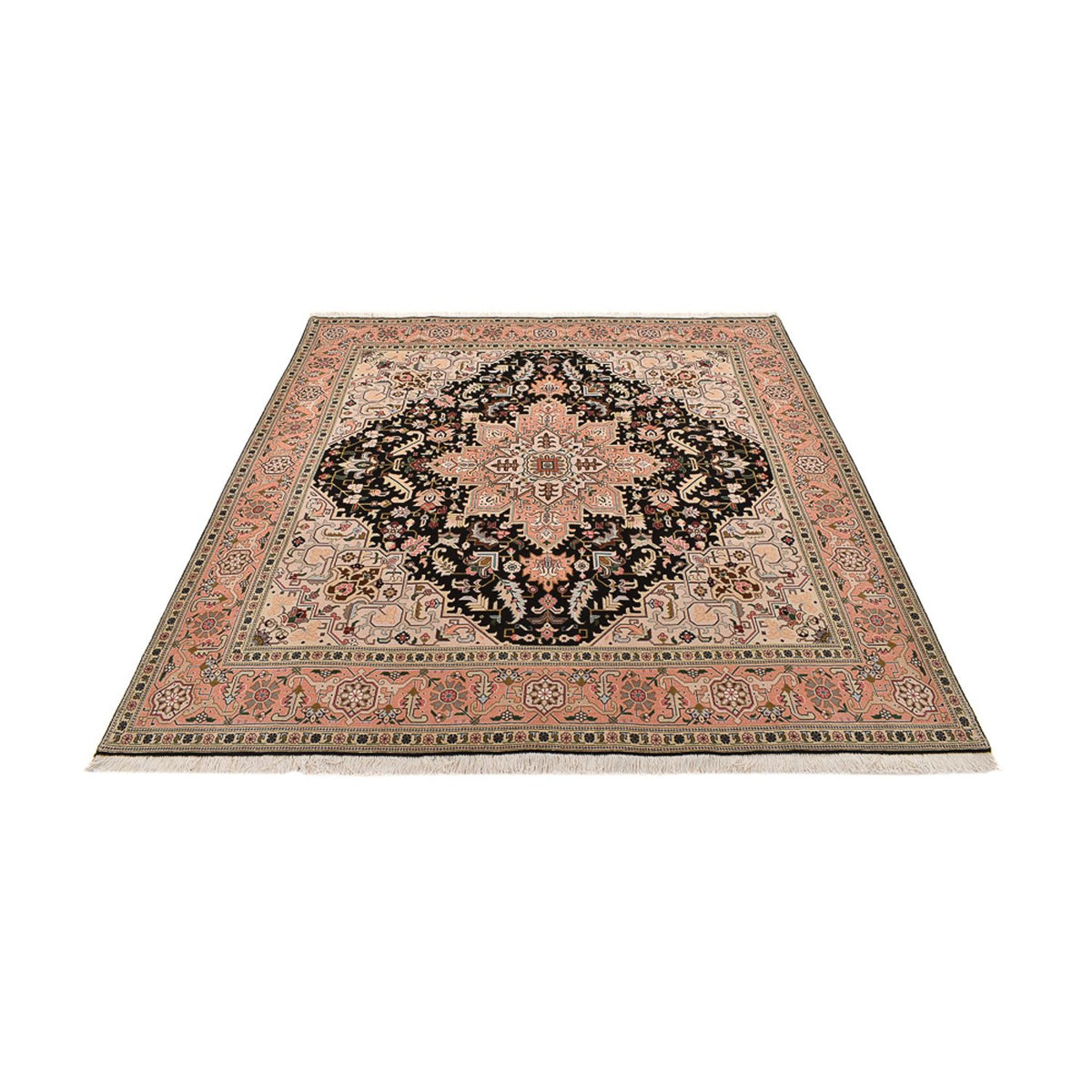 Tapis persan - Tabriz - Royal carré  - 203 x 198 cm - multicolore