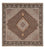 Tapis persan - Tabriz - Royal carré  - 207 x 200 cm - marron