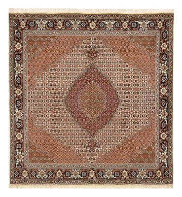 Tapis persan - Tabriz - Royal carré  - 209 x 198 cm - marron
