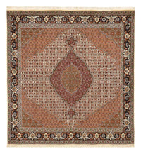 Tapis persan - Tabriz - Royal carré  - 209 x 198 cm - marron