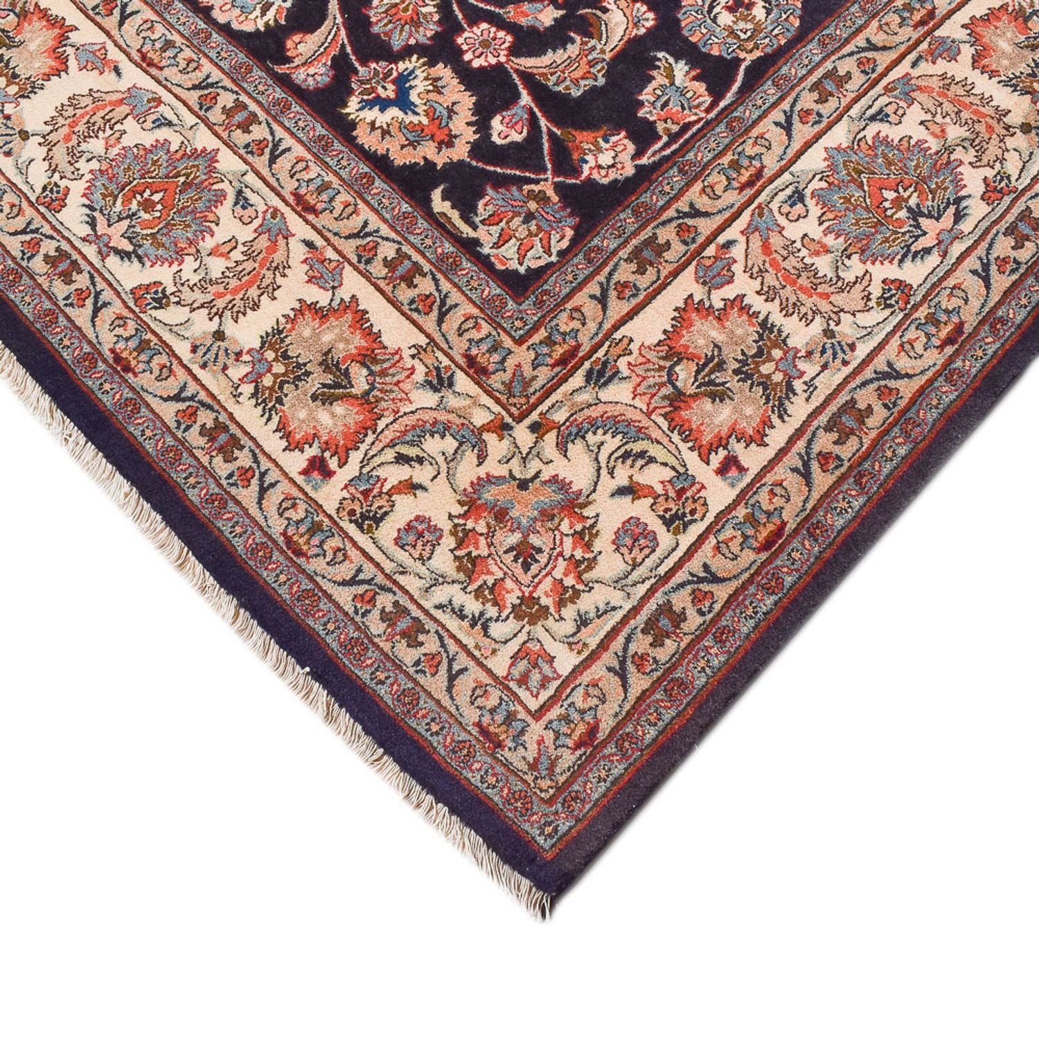 Tapis persan - Classique - 340 x 253 cm - bleu foncé