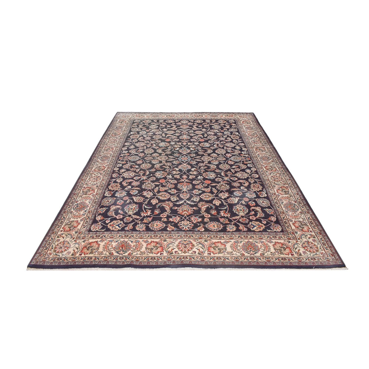 Tapis persan - Classique - 340 x 253 cm - bleu foncé