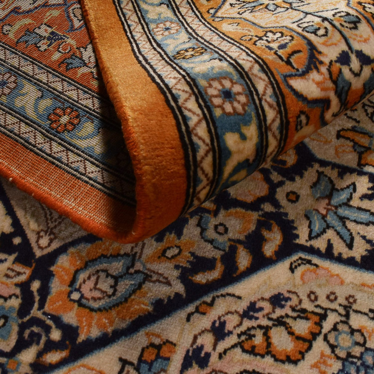 Tapis persan - Keshan - 292 x 210 cm - sable