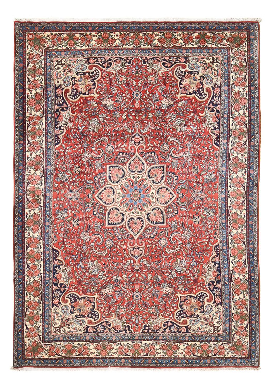 Tapis persan - Bidjar - 316 x 215 cm - rouge