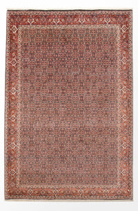 Tapis persan - Bidjar - 305 x 203 cm - rouille